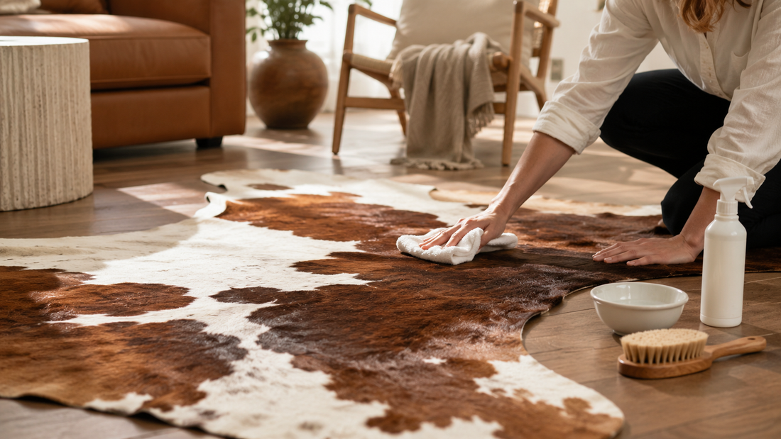 How to Clean and Care for a Cowhide Rug